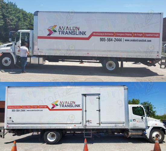 Fleet graphics Truck